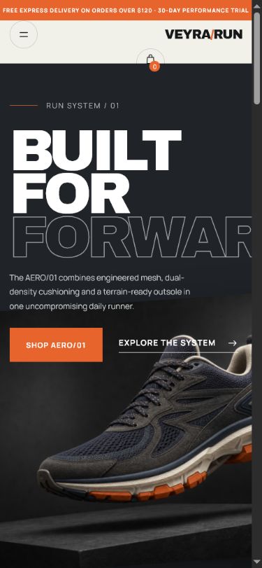 Kinetic Monolith — Shopify Ayakkabı & Sneaker Teması